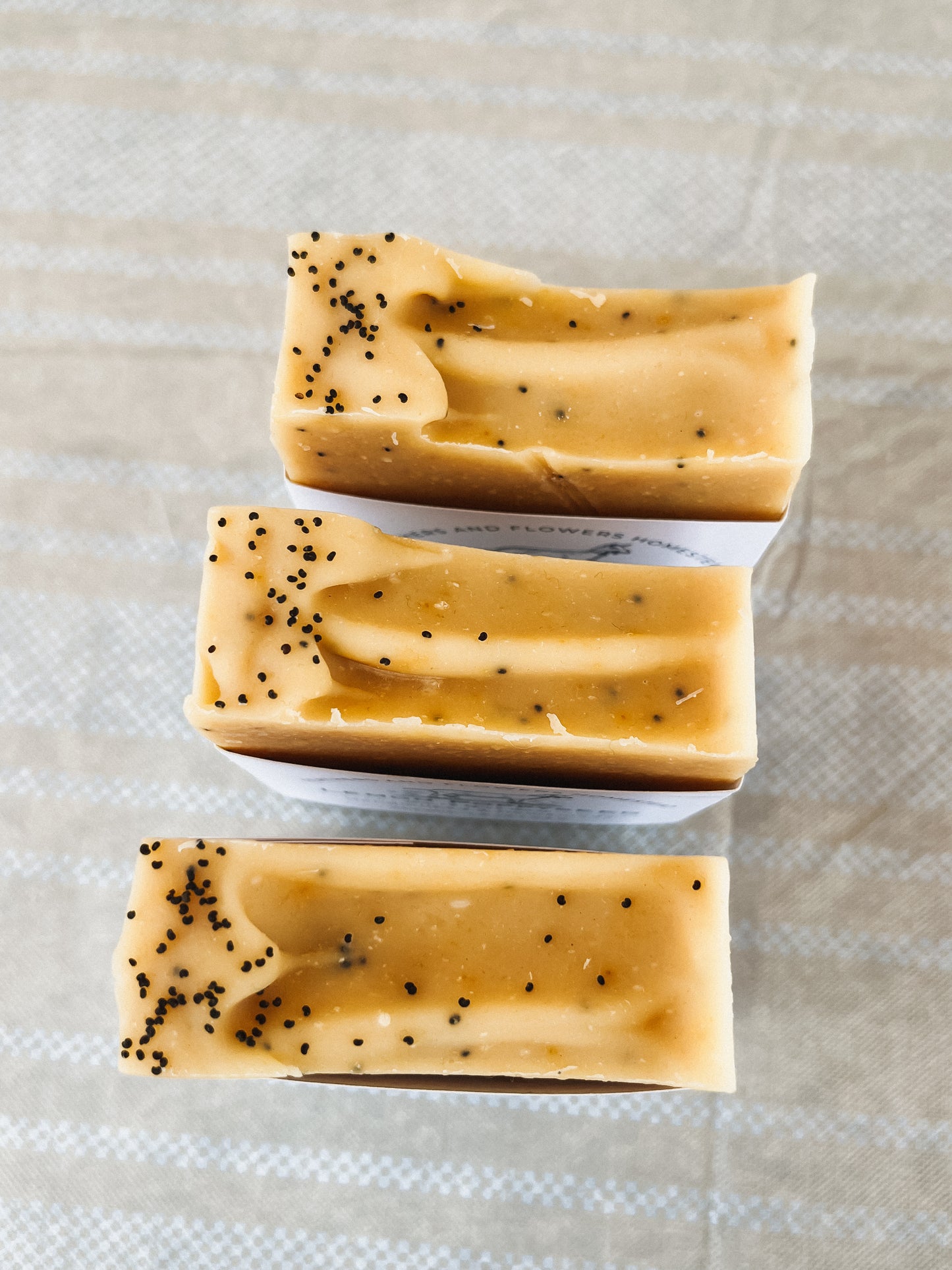 Lemon Poppy Seed Goat Milk Soap