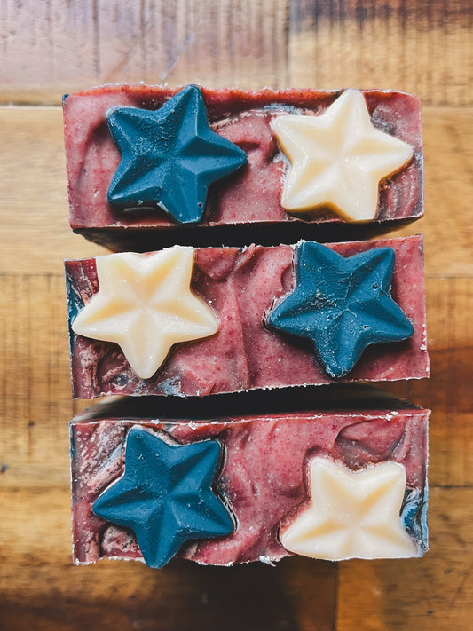 Stars and Stripes Goat Milk Soap