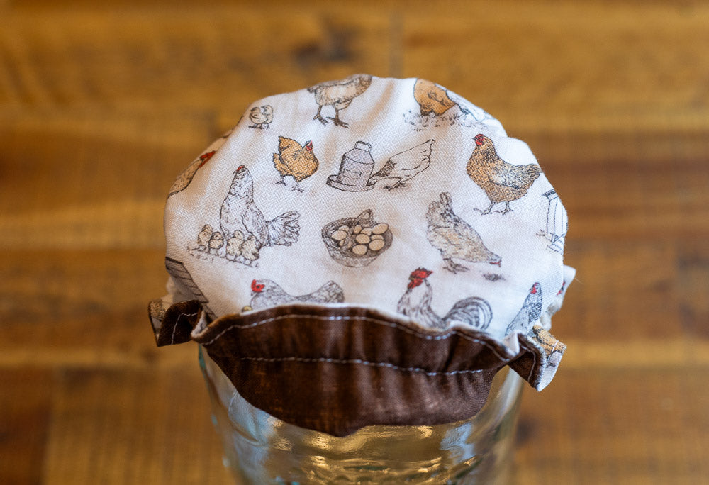 Handmade Reversible Jar Covers
