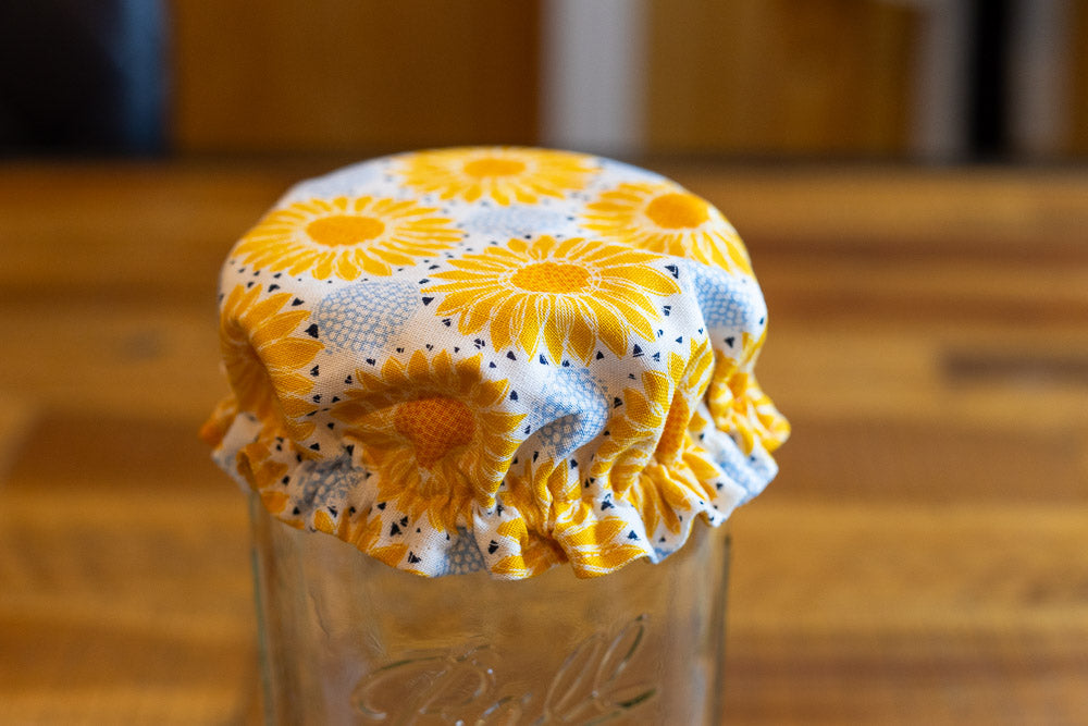 Handmade Reversible Jar Covers
